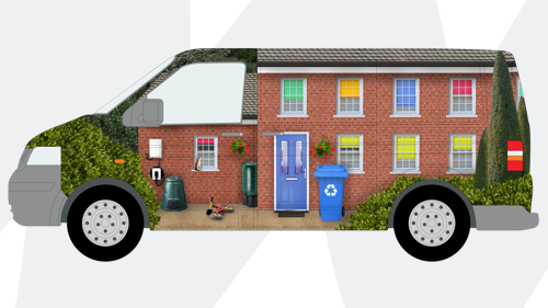 Mea Van Wrap Grid Landscape