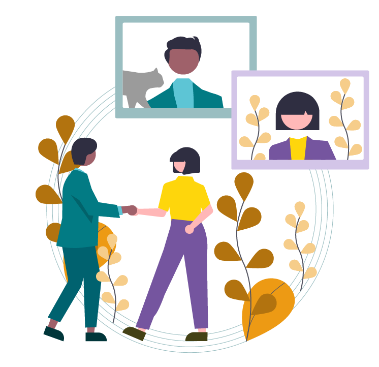 BUFDG report illustration of virtual meetings