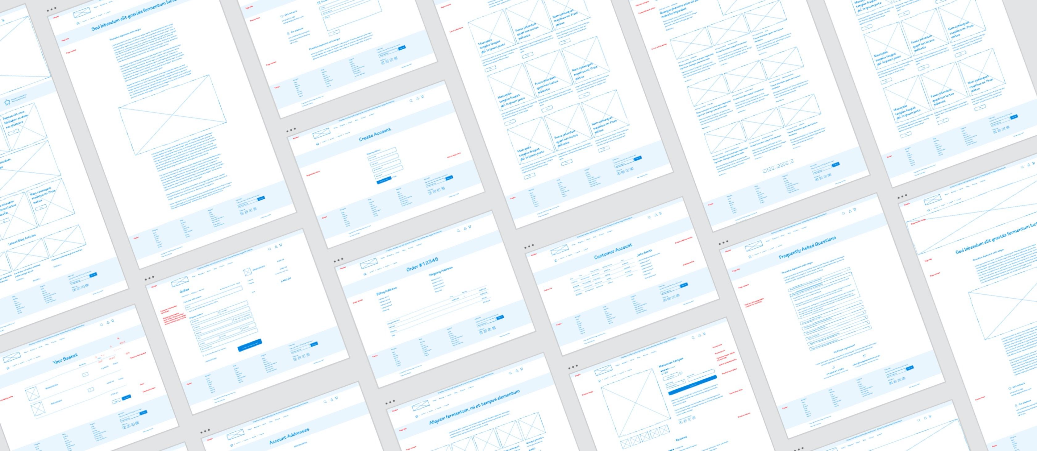 Goffod Wireframes